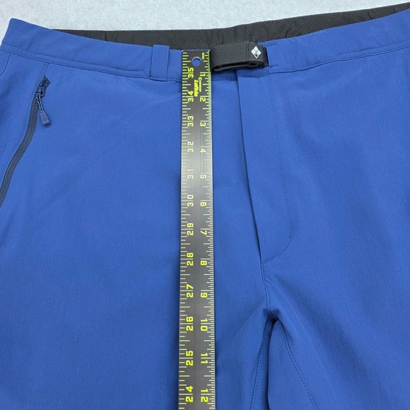 Montbell Men's Hiking Outdoor Pants Blue Size Large Zip Pockets Lightweight - Picture 11 of 14